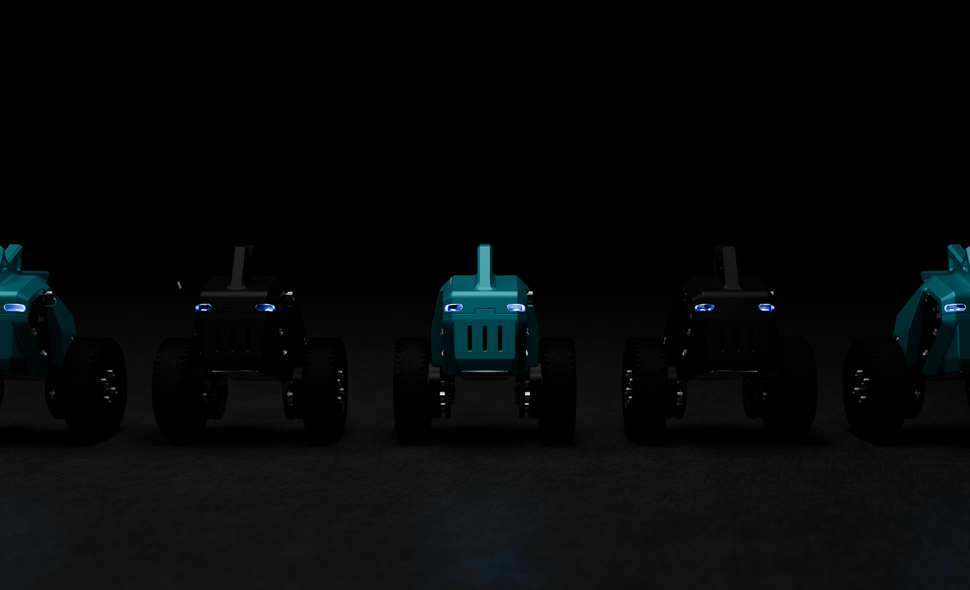 Robomates with LED lights